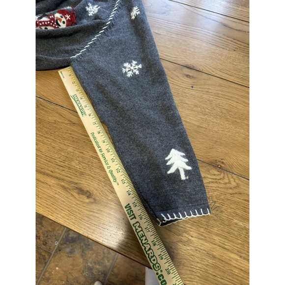 Holiday Lodge by North Crest Ugly Christmas Sweater Embroidery Women Size 4X - Picture 7 of 10